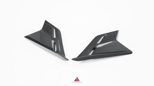 Lamborghini Huracan EVO AWD 2020 2021 2022 2023 with Aftermarket Parts - Front Lip Dry Pre-preg Carbon Fiber from ArmorExtend