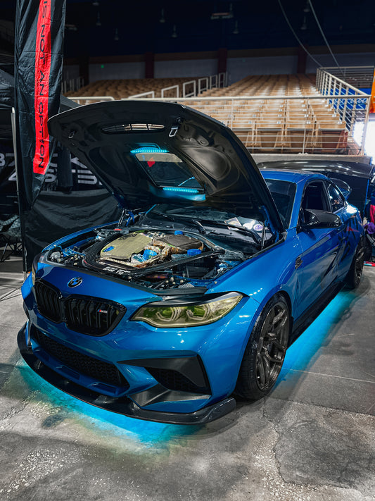 BMW M2/M2C F87 2016-2021 & 2 Series 228i 230i M235i M240i F22 F23 2014-2021 with Aftermarket Parts - Carbon Fiber & FRP Hood Bonnet from CMST Tuning
