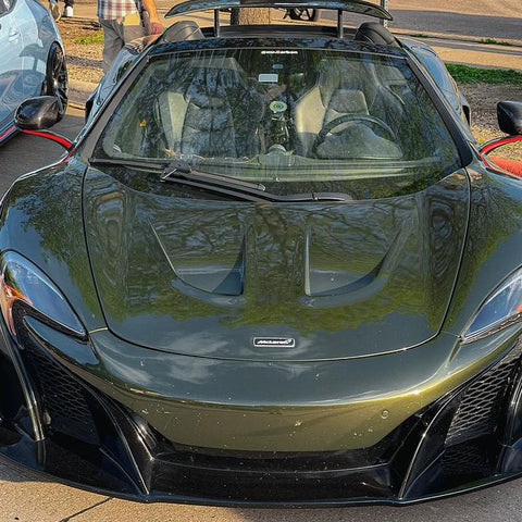 Aero Republic McLaren MP4-12C 650s 675LT Carbon Fiber P1 Style Hood - Performance SpeedShop