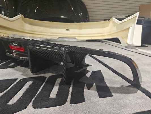 Karbel Carbon Rear Diffuser for Audi A7 C7 Carbon Fiber