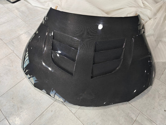 Aero Republic Carbon Fiber Hood Bonnet TS Style for Toyota Supra A90 A91 2020 2021 2022 - Performance SpeedShop