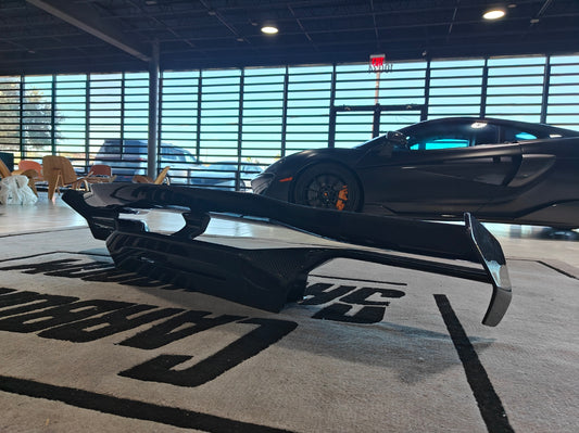 Aero Republic Vor V2 Style Rear Wing for Lamborghini Huracan Tecnica Performante Evo LP610 LP580 2015-2024 Dry Pre-preg Carbon Fiber