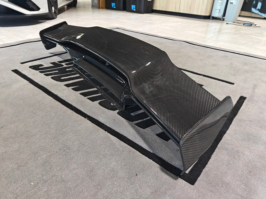 Aero Republic Vor V2 Style Rear Wing for Lamborghini Huracan Tecnica Performante Evo LP610 LP580 2015-2024 Dry Pre-preg Carbon Fiber