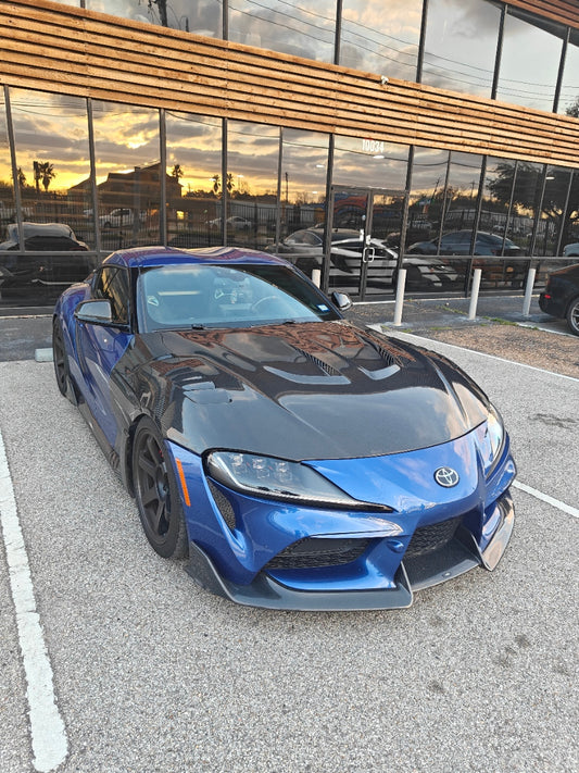 EPR Carbon Fiber Hood Bonnet LB Style for Toyota Supra A90 A91 2020 2021 2022 - Performance SpeedShop