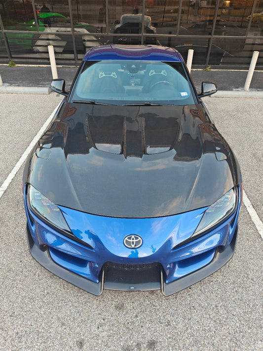 EPR Carbon Fiber Hood Bonnet LB Style for Toyota Supra A90 A91 2020 2021 2022 - Performance SpeedShop
