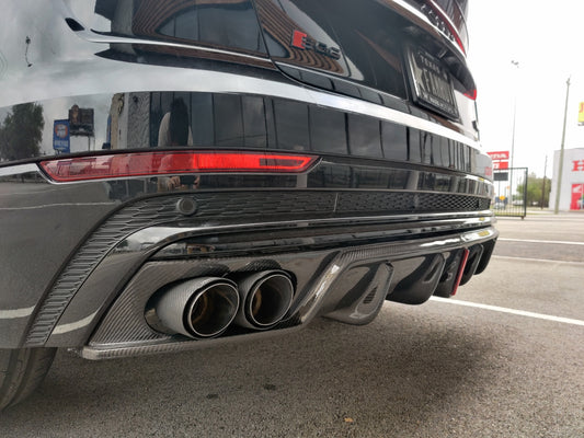 Karbel Carbon V1 Rear Diffuser for Audi Q8 2019-ON Carbon Fiber