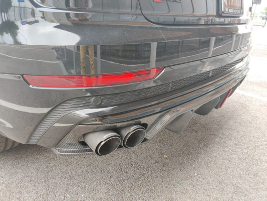 Karbel Carbon V1 Rear Diffuser for Audi Q8 2019-ON Carbon Fiber
