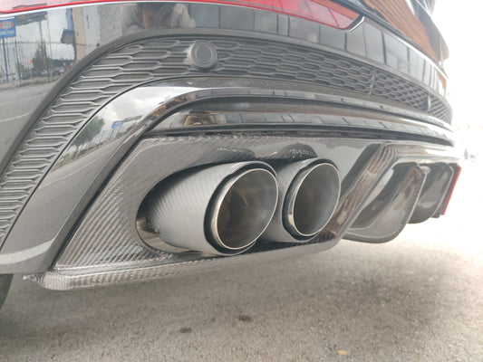 Karbel Carbon V1 Rear Diffuser for Audi Q8 2019-ON Carbon Fiber