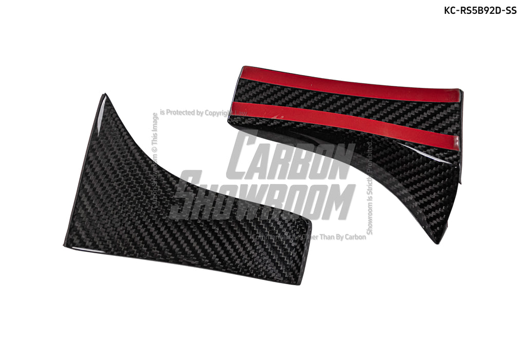 udi RS5 B9 2017 2018 2019 with Aftermarket Parts - Side Skirts Pre-preg Carbon Fiber from Karbel Carbon