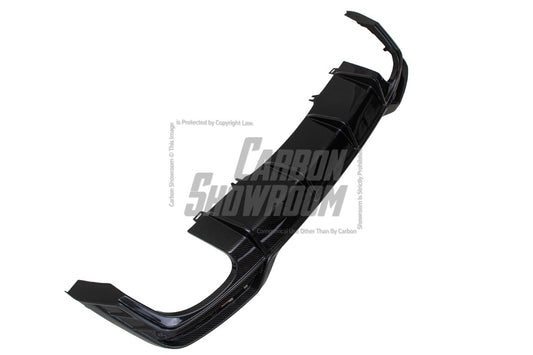 Audi S5 A5 (with s-line bumper, does not base model) B9.5 2020 2021 2022 2023 2024 with Aftermarket Parts - Rear Diffuser Pre-preg Carbon Fiber from Karbel Carbon