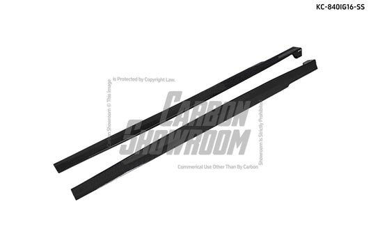 BMW 8 Series M850 840 G16 2018-ON with Aftermarket Parts - Side Skirts Pre-preg Carbon Fiber from Karbel Carbon