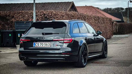 Audi A4 Allroad B9 / B9.5 2017 2018 2019 2020 2021 2022 2023 2024 with Aftermarket Parts - Rear Roof Spoiler Pre-preg Carbon Fiber from Karbel Carbon