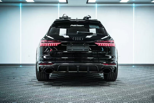 Audi A6 Allroad C8 2020-ON with Aftermarket Parts - V1 Rear Diffuser Pre-preg Carbon Fiber from Karbel Carbon