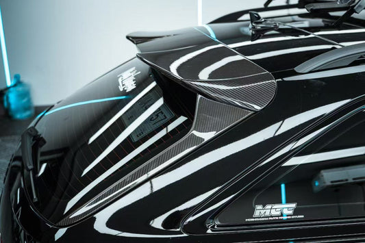 Audi A6 Allroad C8 2020-ON with Aftermarket Parts - V1 Style Rear Roof Spoiler Pre-preg Carbon Fiber from Karbel Carbon