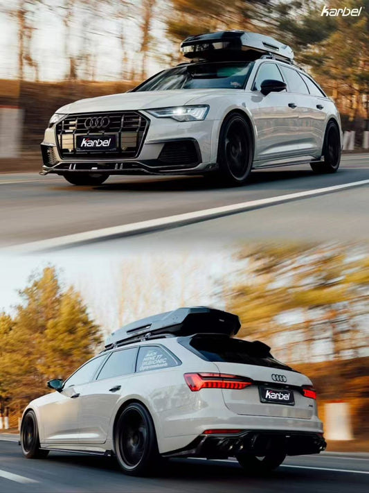 Audi A6 Allroad C8 2020-ON with Aftermarket Parts - Upper Valences Pre-preg Carbon Fiber from Karbel Carbon