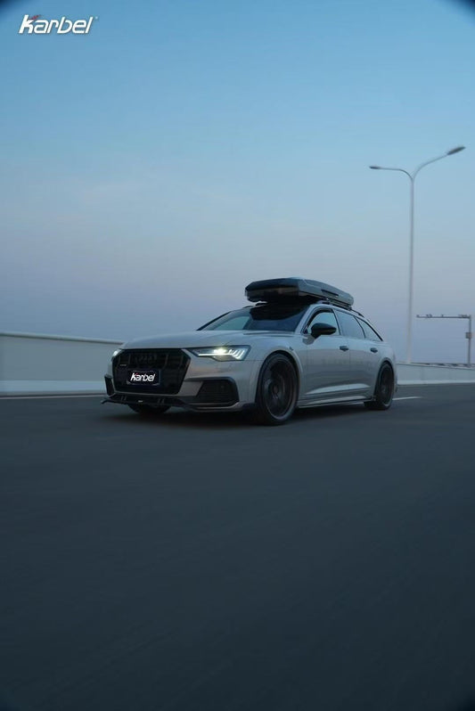 Audi A6 Allroad C8 2020-ON with Aftermarket Parts - Upper Valences Pre-preg Carbon Fiber from Karbel Carbon