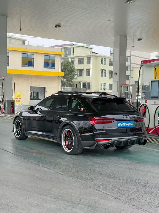 Audi A6 Allroad C8 2020-ON with Aftermarket Parts - Wheel Arches Pre-preg Carbon Fiber from Karbel Carbon