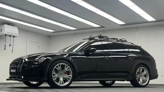 Audi A6 Allroad C8 2020-ON with Aftermarket Parts - Upper Front Lip Pre-preg Carbon Fiber from Karbel Carbon