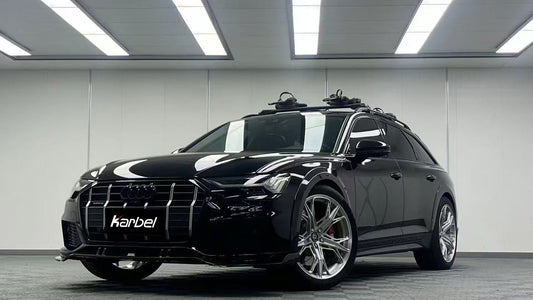 Audi A6 Allroad C8 2020-ON with Aftermarket Parts - Upper Front Lip Pre-preg Carbon Fiber from Karbel Carbon