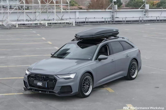 Audi A6 Allroad C8 2020-ON with Aftermarket Parts - Upper Front Lip Pre-preg Carbon Fiber from Karbel Carbon
