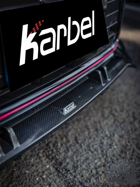 Audi A6 Allroad C8 2020-ON with Aftermarket Parts - V1 Front Lip Pre-preg Carbon Fiber from Karbel Carbon
