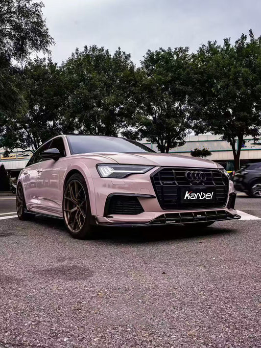 Audi A6 Allroad C8 2020-ON with Aftermarket Parts - Upper Valences Pre-preg Carbon Fiber from Karbel Carbon