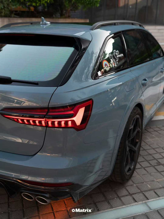 Audi A6 Allroad C8 2020-ON with Aftermarket Parts - V1 Rear Diffuser Pre-preg Carbon Fiber from Karbel Carbon