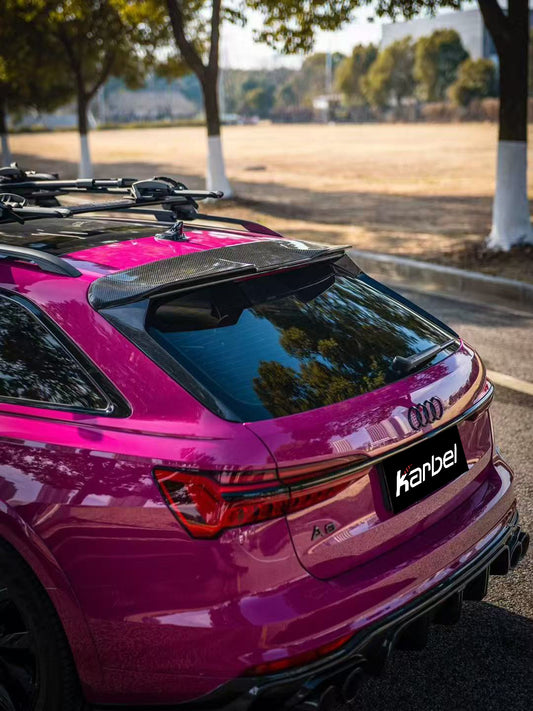 Audi A6 Allroad C8 2020-ON with Aftermarket Parts - V1 Rear Diffuser Pre-preg Carbon Fiber from Karbel Carbon