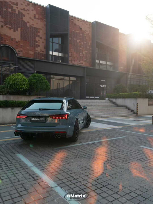 Audi A6 Allroad C8 2020-ON with Aftermarket Parts - V1 Rear Diffuser Pre-preg Carbon Fiber from Karbel Carbon