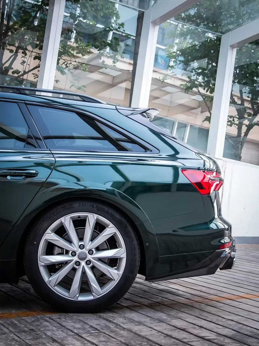 Audi A6 Allroad C8 2020-ON with Aftermarket Parts - V1 Style Rear Roof Spoiler Pre-preg Carbon Fiber from Karbel Carbon