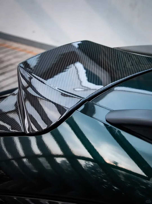 Audi A6 Allroad C8 2020-ON with Aftermarket Parts - V1 Style Rear Roof Spoiler Pre-preg Carbon Fiber from Karbel Carbon