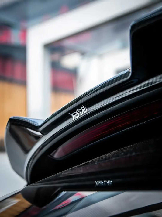 Audi A6 Allroad C8 2020-ON with Aftermarket Parts - V1 Style Rear Roof Spoiler Pre-preg Carbon Fiber from Karbel Carbon