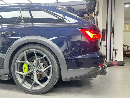 Audi A6 Allroad C8 2020-ON with Aftermarket Parts - V1 Rear Diffuser Pre-preg Carbon Fiber from Karbel Carbon