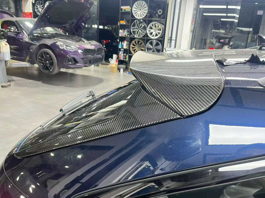 Audi A6 Allroad C8 2020-ON with Aftermarket Parts - V1 Style Rear Roof Spoiler Pre-preg Carbon Fiber from Karbel Carbon