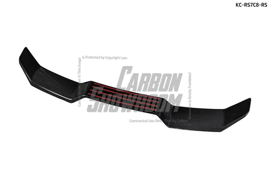 Audi RS7 S7 A7 C8 2019-ON with Aftermarket Parts - Rear Spoiler Pre-preg Carbon Fiber from Karbel Carbon