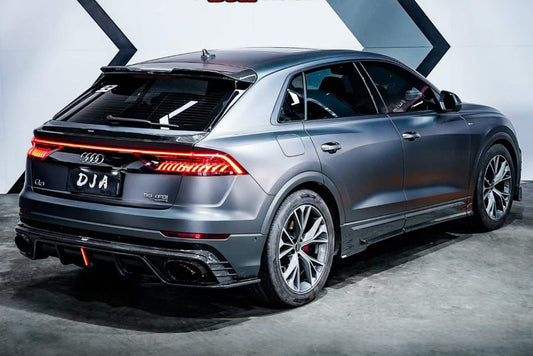 Audi SQ8 Q8 2019-ON with Aftermarket Parts - Rear Roof Spoiler Pre-preg Carbon Fiber from Karbel Carbon