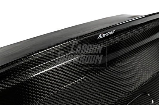 Audi RS3 S3 A3 8V/8V.5 2014-2020 with Aftermarket Parts - Trunk Lid Pre-preg Carbon Fiber from Karbel Carbon