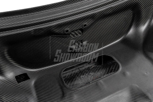 Audi RS3 S3 A3 8V/8V.5 2014-2020 with Aftermarket Parts - Trunk Lid Pre-preg Carbon Fiber from Karbel Carbon