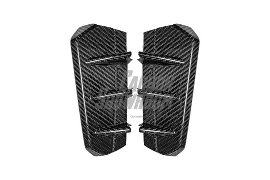 Audi RS4 B9.5 2020 2021 2022 2023 2024 with Aftermarket Parts - Fog Light Trim Overlay Pre-preg Carbon Fiber from Karbel Carbon
