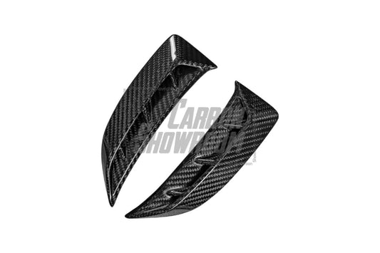 Audi RS4 B9.5 2020 2021 2022 2023 2024 with Aftermarket Parts - Head Light Trim Overlay Pre-preg Carbon Fiber from Karbel Carbon