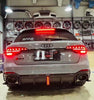 Audi RS4 B9 2018-2019 with Aftermarket Parts - Pre-preg Carbon Fiber Rear Diffuser from Karbel Carbon