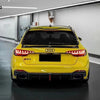 Audi RS4 B9 / B9.5 2018-ON with Aftermarket Parts - Pre-preg Carbon Fiber Rear Roof Spoiler V2 Style from Karbel Carbon