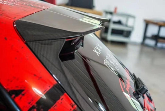 Audi RS4 B9 / B9.5 2018-ON with Aftermarket Parts - Pre-preg Carbon Fiber Rear Roof Spoiler V1 Style from Karbel Carbon