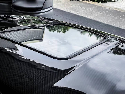 Audi RS4 S4 A4 (all models) B9 / B9.5 2017-ON with Aftermarket Parts - Hood Carbon Fiber from Karbel Carbon