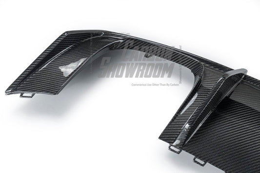 Audi S3 A3 (with S bumper) 8V 2014 2015 2016 With Aftermarket Parts - Rear Diffuser Pre-preg Carbon Fiber from Karbel Carbon