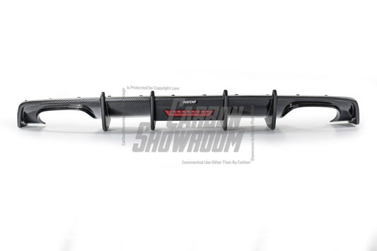 Audi S3 A3 (with S bumper) 8V 2014 2015 2016 With Aftermarket Parts - Rear Diffuser Pre-preg Carbon Fiber from Karbel Carbon