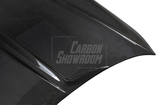 Audi RS4 S4 A4 S-line B8.5 2013 2014 2015 2016 with Aftermarket Parts - Hood Pre-preg Carbon Fiber from Karbel Carbon