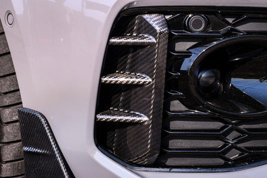 Karbel Carbon Dry Carbon Fiber Fog Light Trim Overlay For Audi RS5 B9.5 2020-2025