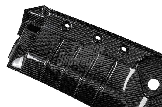 Audi RS4 B9.5 2020 2021 2022 2023 2024 & RS5 B9.5 2020 2021 2022 2023 2024 with Aftermarket Parts - Radiator Cooling Plate Pre-preg Carbon Fiber from Karbel Carbon