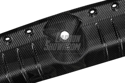 Audi RS4 B9.5 2020 2021 2022 2023 2024 & RS5 B9.5 2020 2021 2022 2023 2024 with Aftermarket Parts - Radiator Cooling Plate Pre-preg Carbon Fiber from Karbel Carbon
